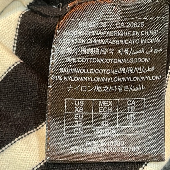 Guess stripe blouse Sz XS - Picture 7 of 9